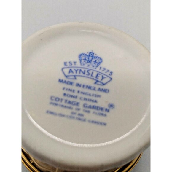 Anysley Hand Painted Dresser Jar "Cottage Garden" pattern Made in England - Picture 10 of 12